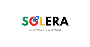 Logo de Solera color negro, amarillos, rojo y verde - Feria Effix